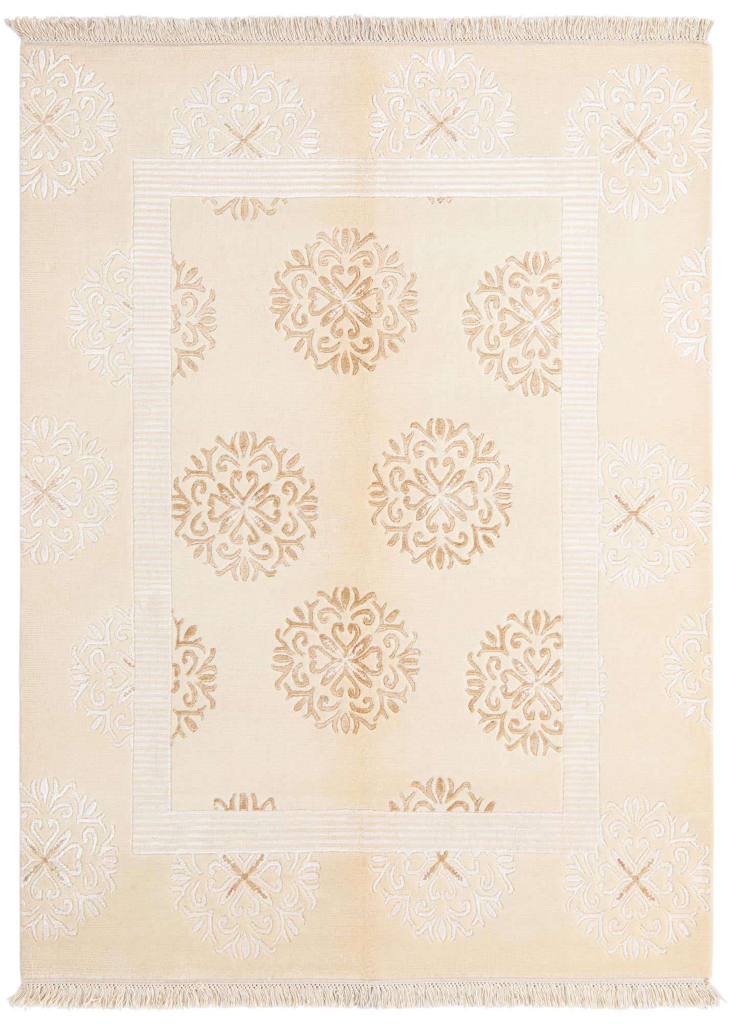 4' 10 x 6' 5 Hand Knotted Darya Wool Rug