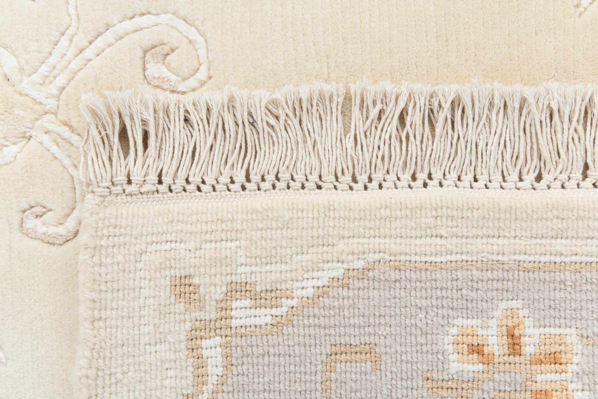 4' 11 x 6' 10 Hand Knotted Darya Wool Rug