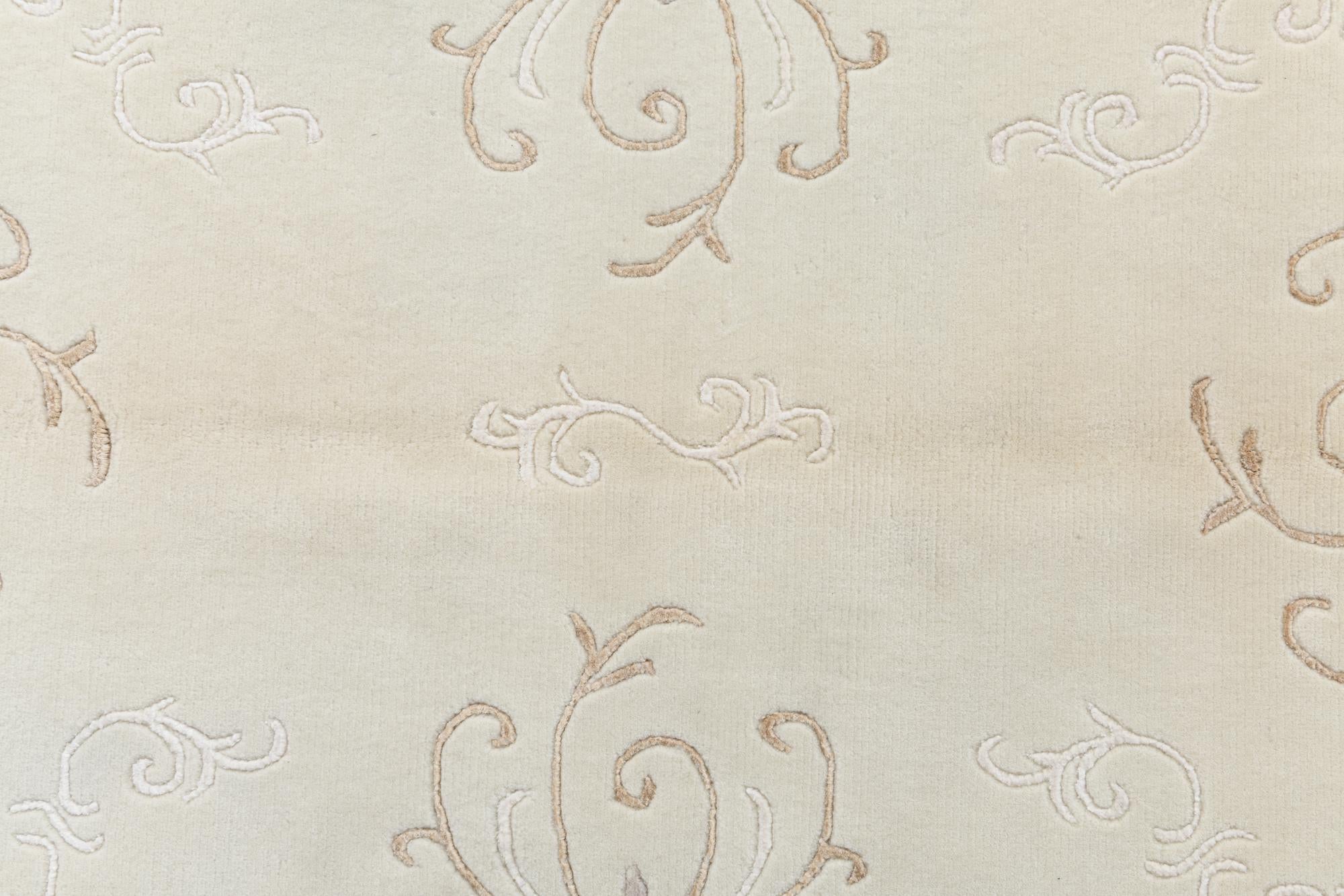 5' 1 x 6' 5 Hand Knotted Darya Wool Rug