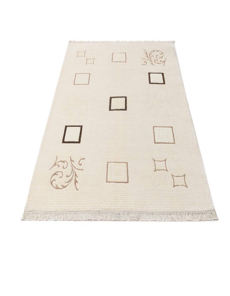 Detail image of 5' x 6' 7  Hand Knotted Darya Wool Rug