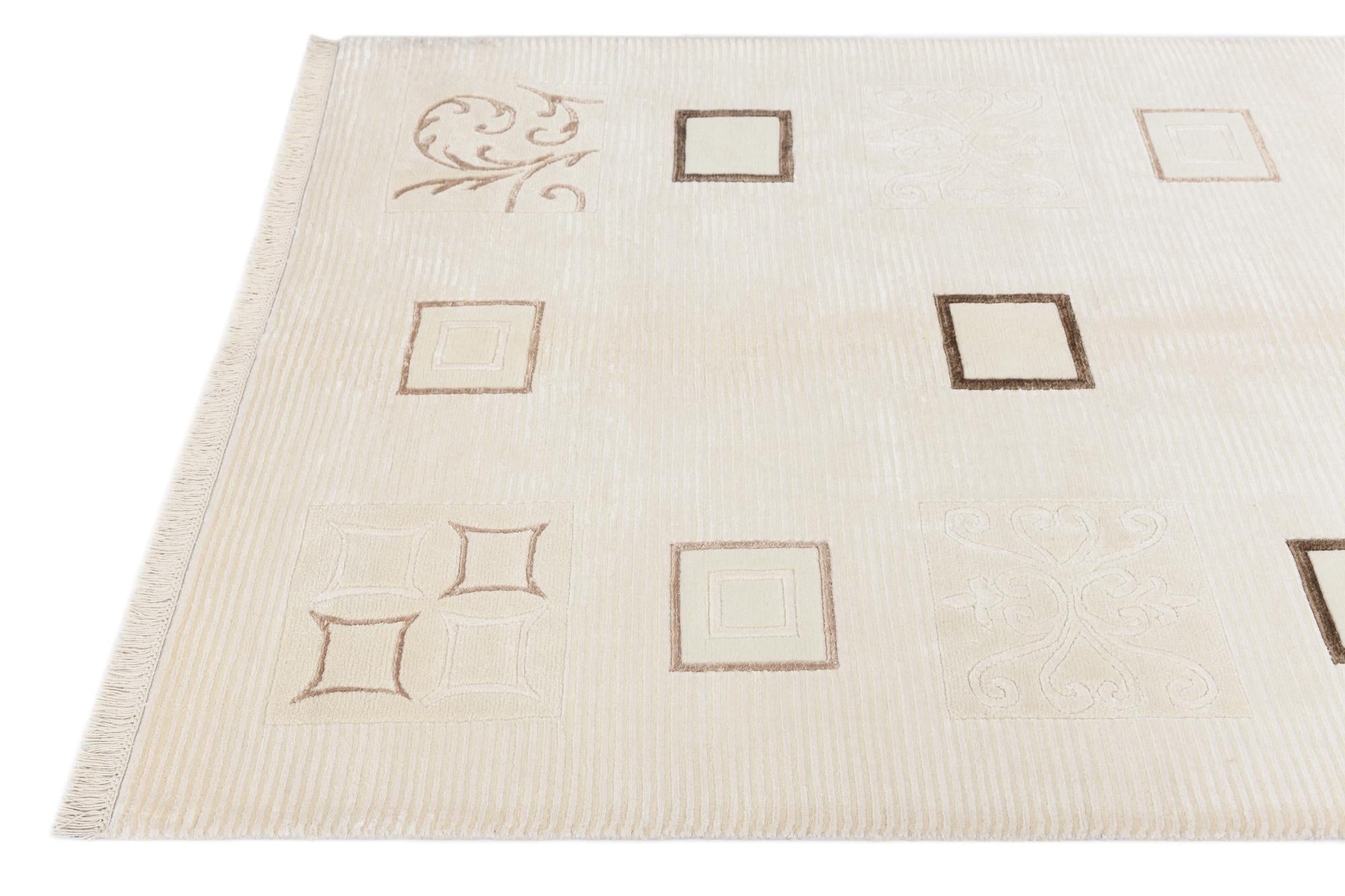 5' x 6' 7 Hand Knotted Darya Wool Rug