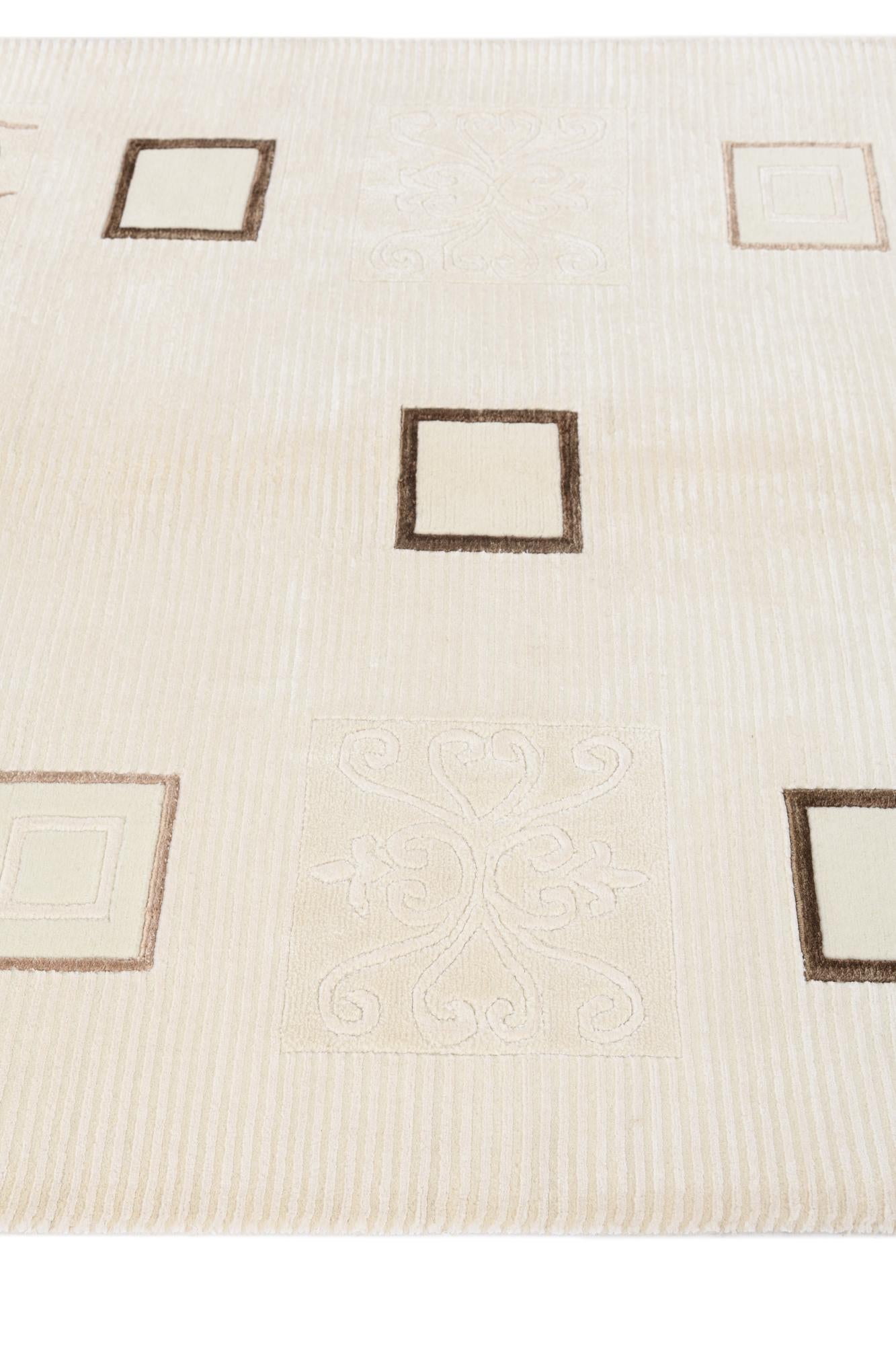 5' x 6' 7 Hand Knotted Darya Wool Rug