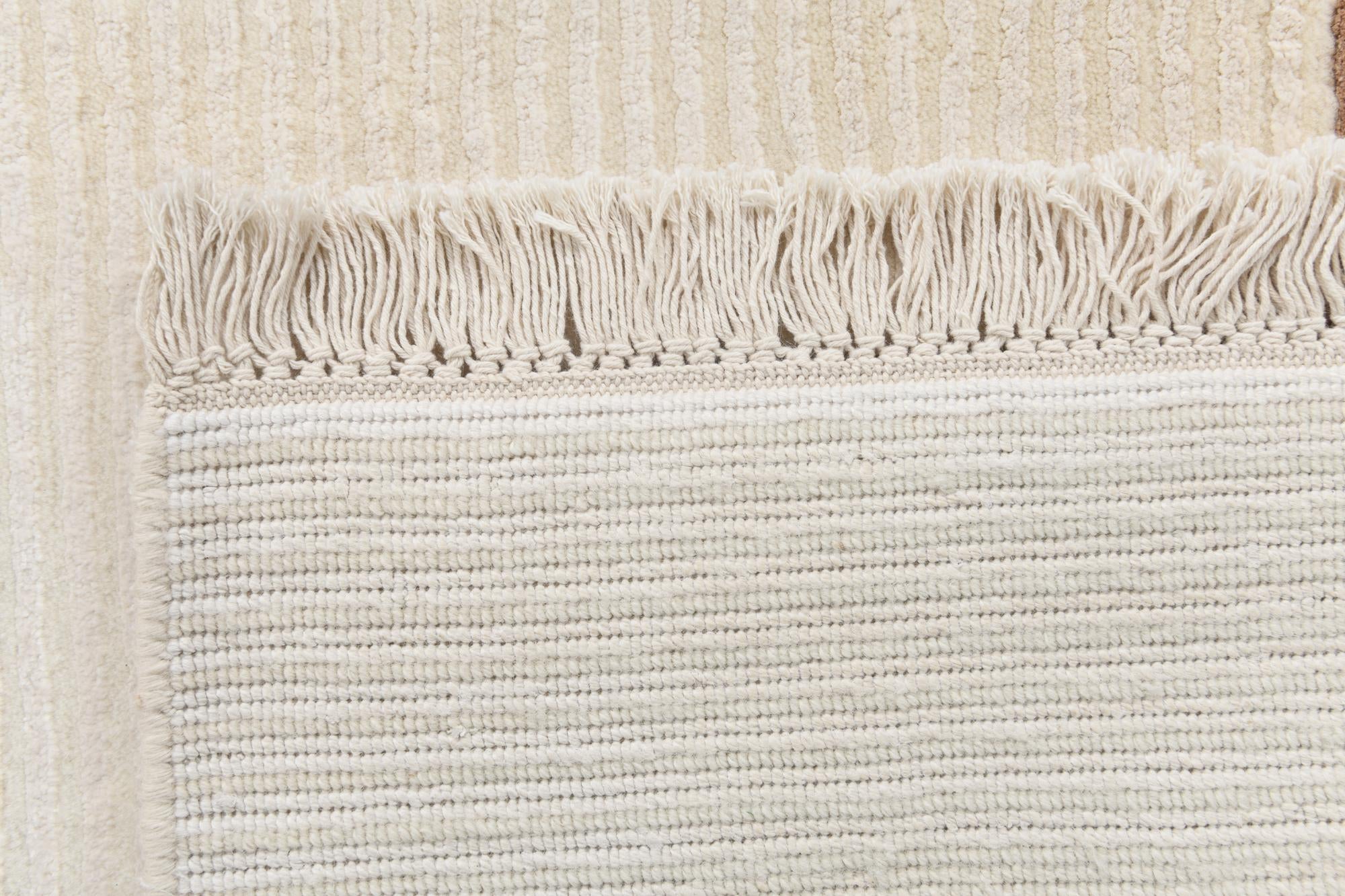 5' x 6' 7 Hand Knotted Darya Wool Rug