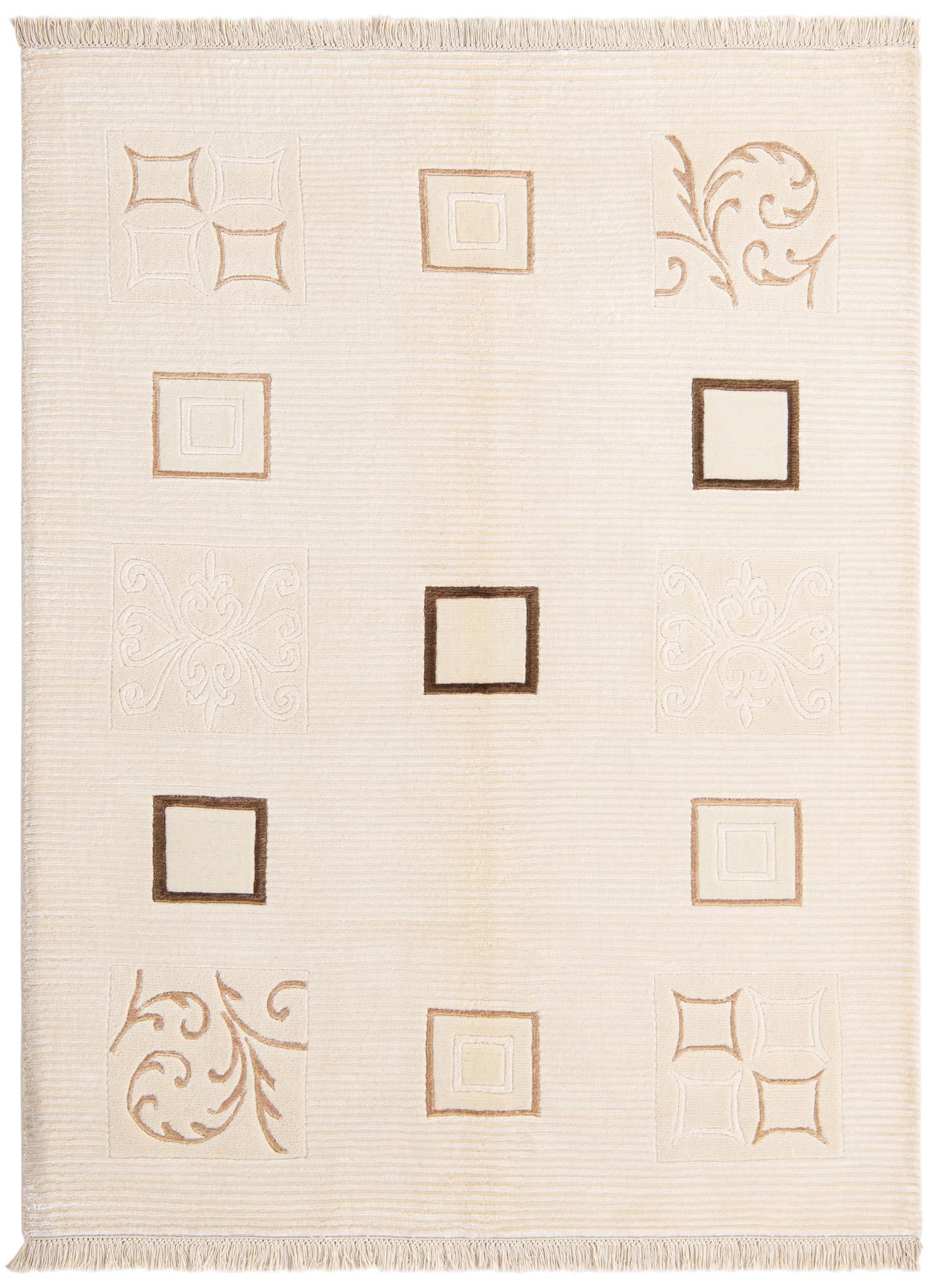 5' x 6' 7 Hand Knotted Darya Wool Rug