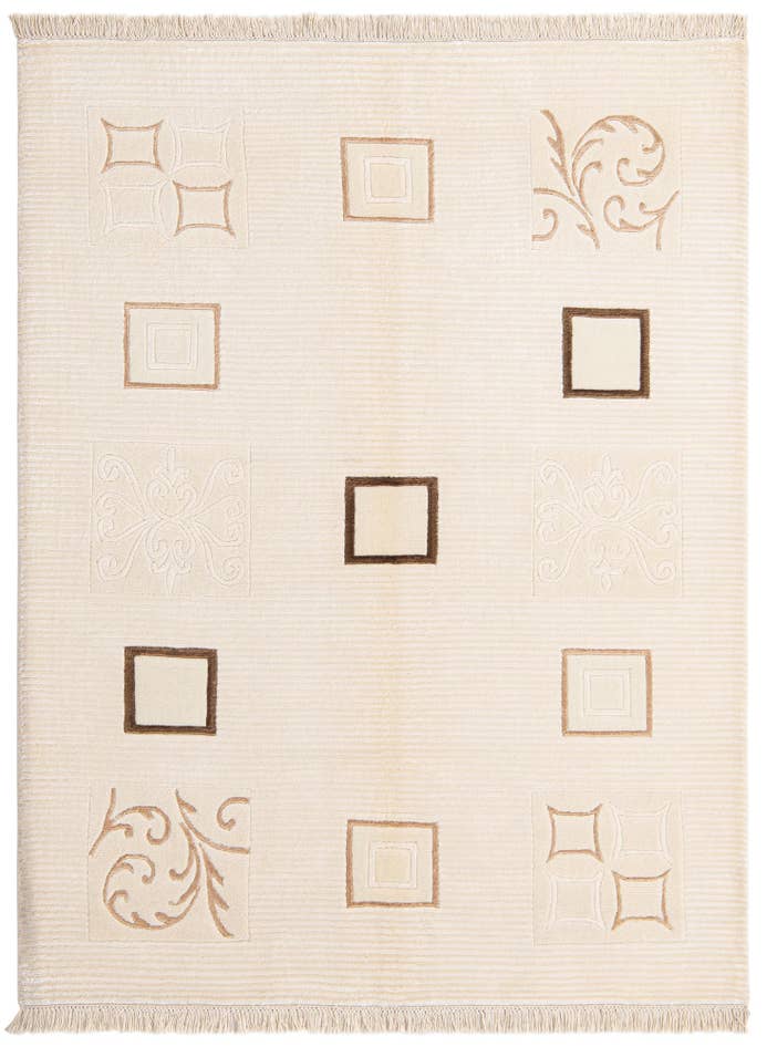 Detail image of 5' x 6' 7 Hand Knotted Darya Wool Rug
