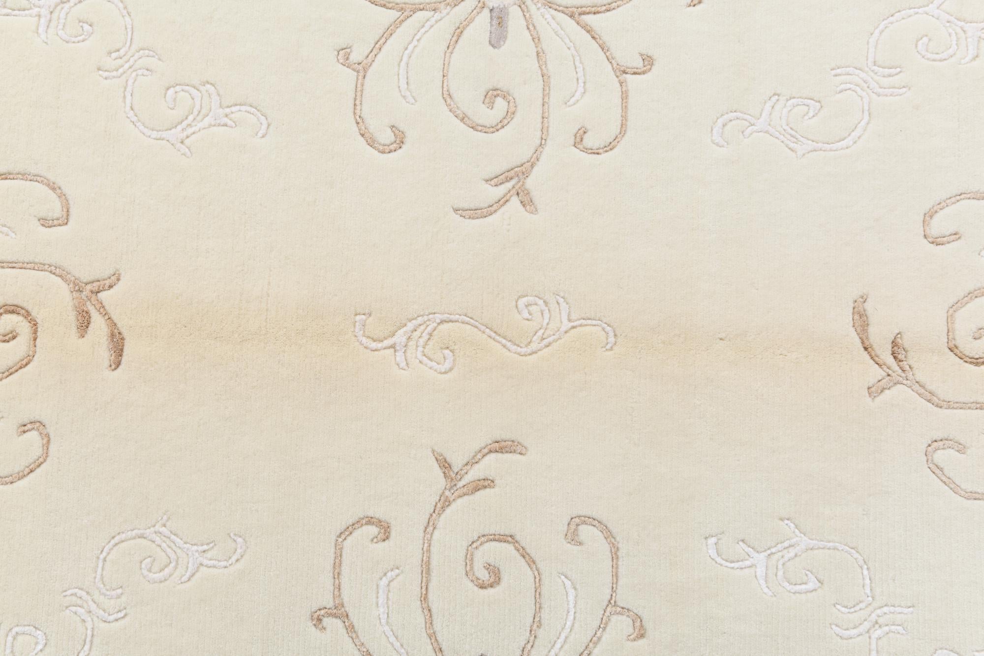 4' 11 x 6' 6 Hand Knotted Darya Wool Rug