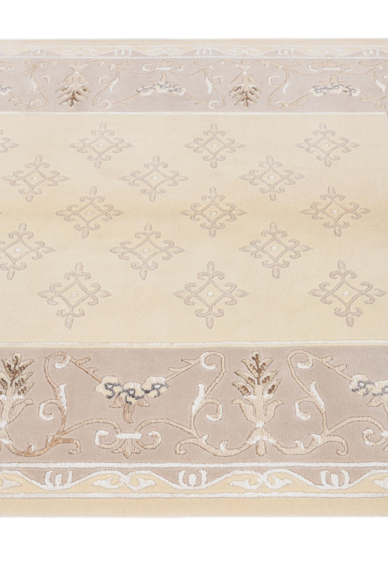 4' 11 x 6' 5 Hand Knotted Darya Wool Rug