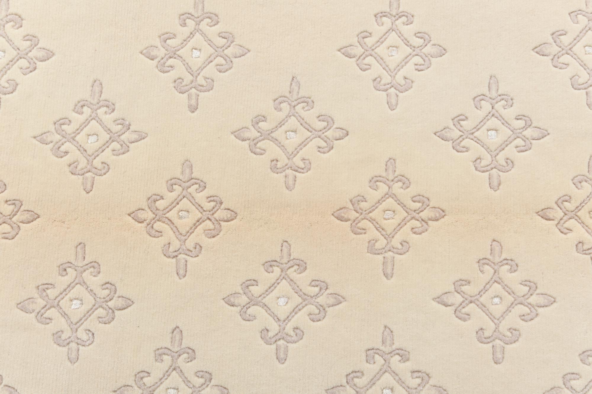 4' 11 x 6' 5 Hand Knotted Darya Wool Rug
