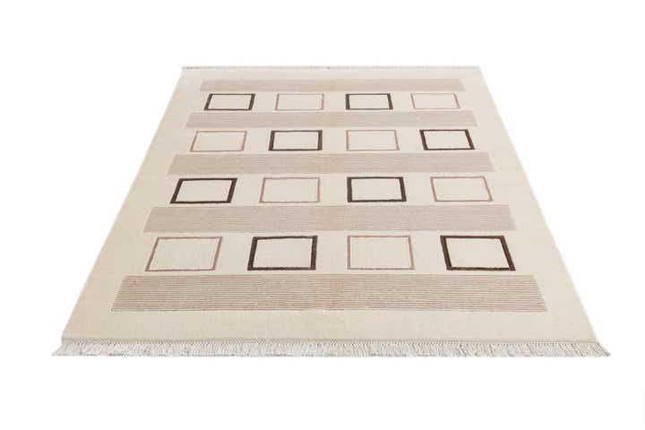 4' 10 x 6' 9 Hand Knotted Darya Wool Rug