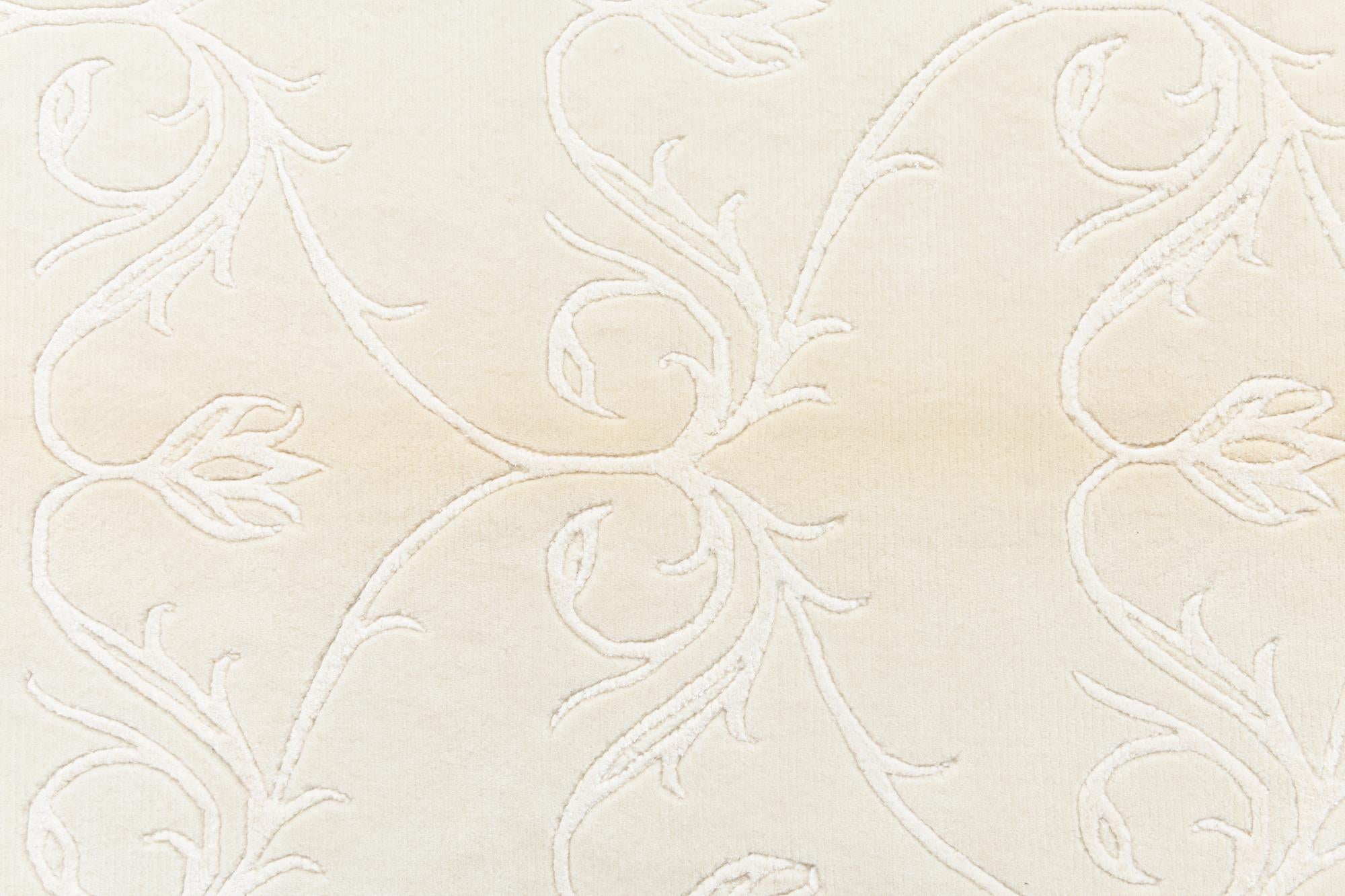 4' 9 x 6' 8 Hand Knotted Darya Wool Rug