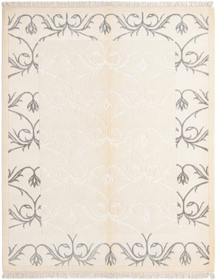 Detail image of 4' 9 x 6' 8 Hand Knotted Darya Wool Rug