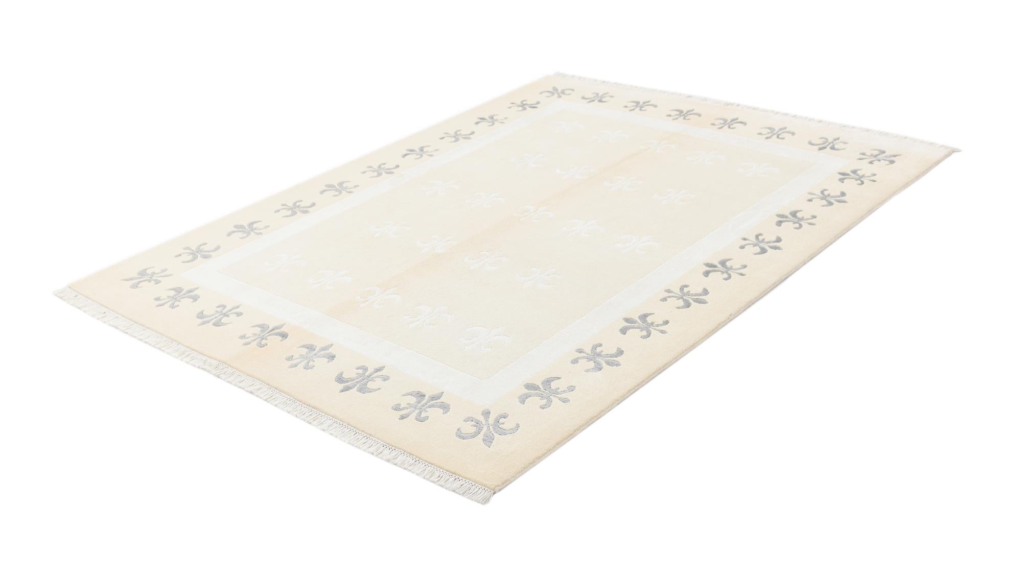 4' 10 x 6' 7 Hand Knotted Darya Wool Rug
