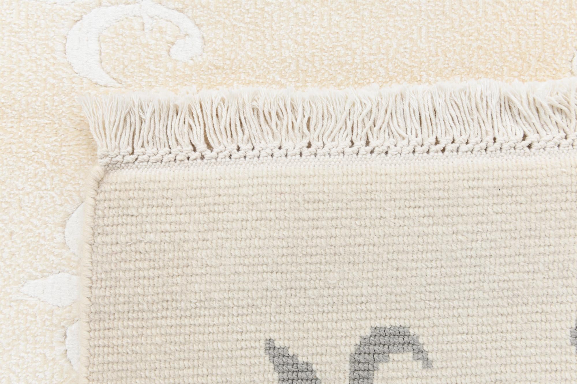 4' 10 x 6' 7 Hand Knotted Darya Wool Rug