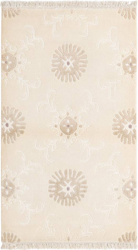 Detail image of 2' 11 x 5' Hand Knotted Darya Wool Rug