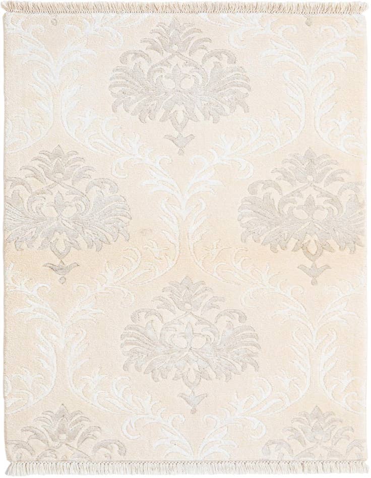 Detail image of 2' 7 x 4' 8 Hand Knotted Darya Wool Rug