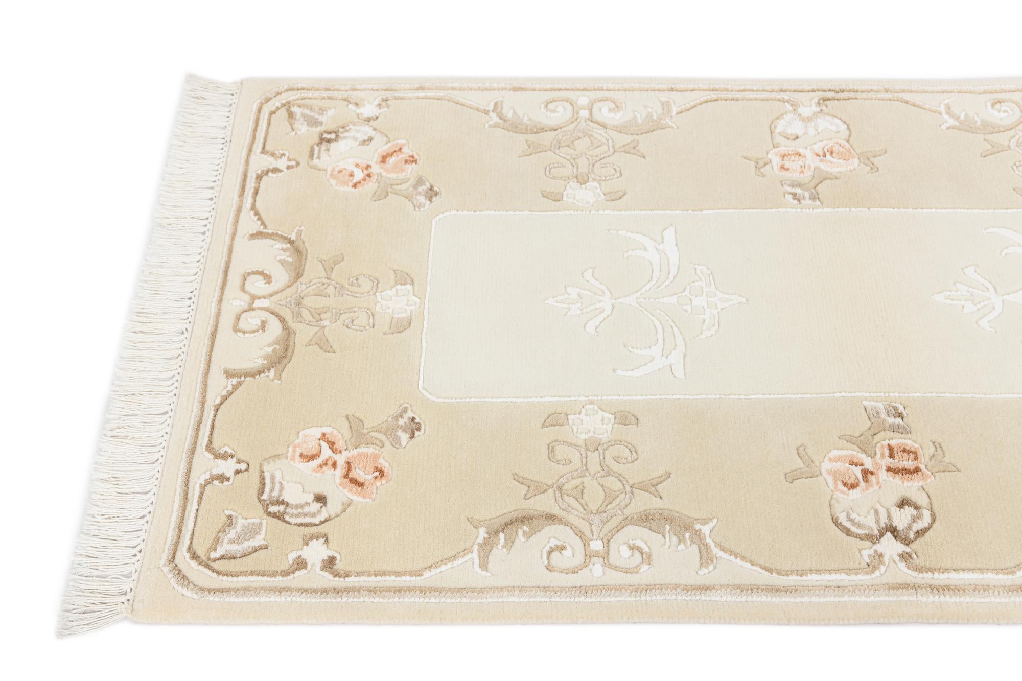 2' 8 x 4' 9 Hand Knotted Darya Wool Rug