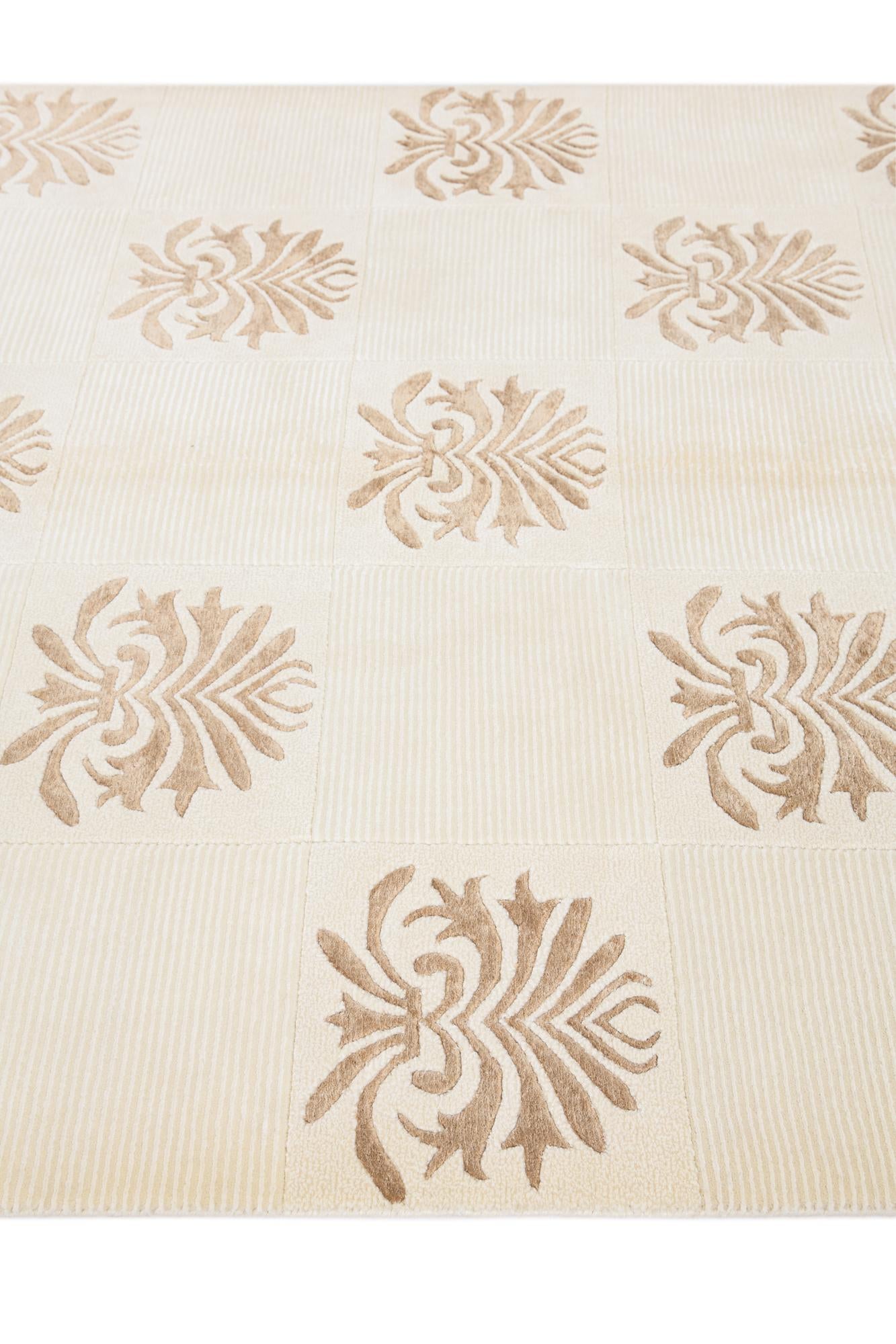 5' x 6' 4 Hand Knotted Darya Wool Rug