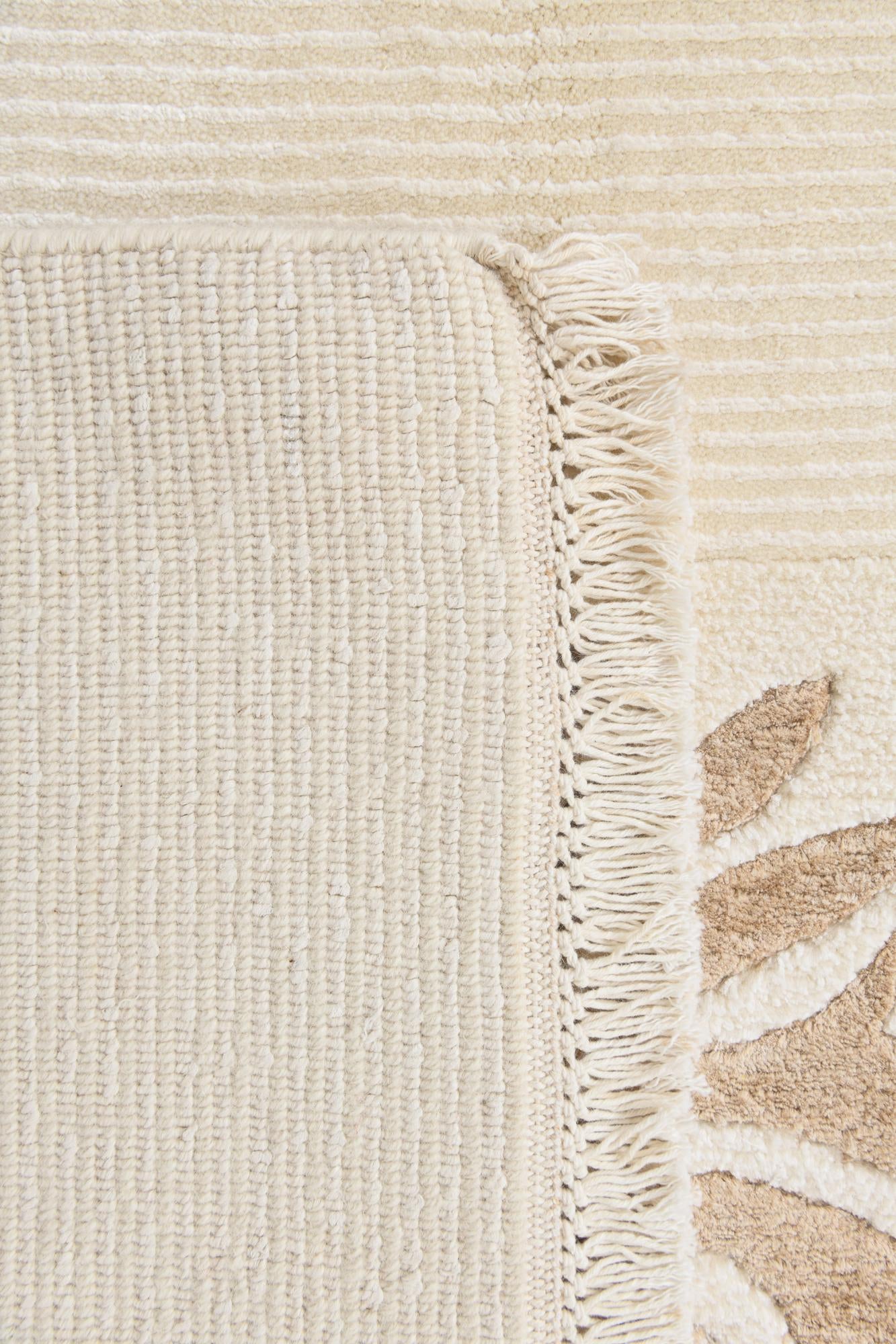 5' x 6' 4 Hand Knotted Darya Wool Rug