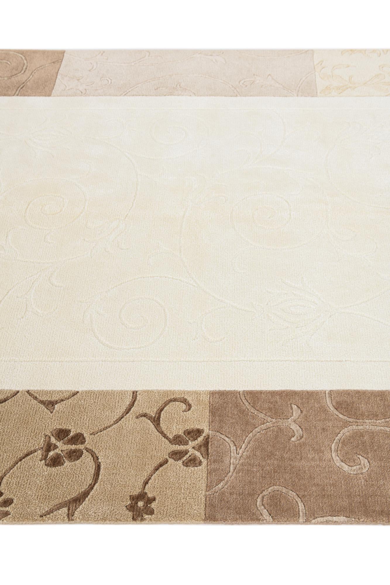 4' 7 x 6' 9 Hand Knotted Darya Wool Rug