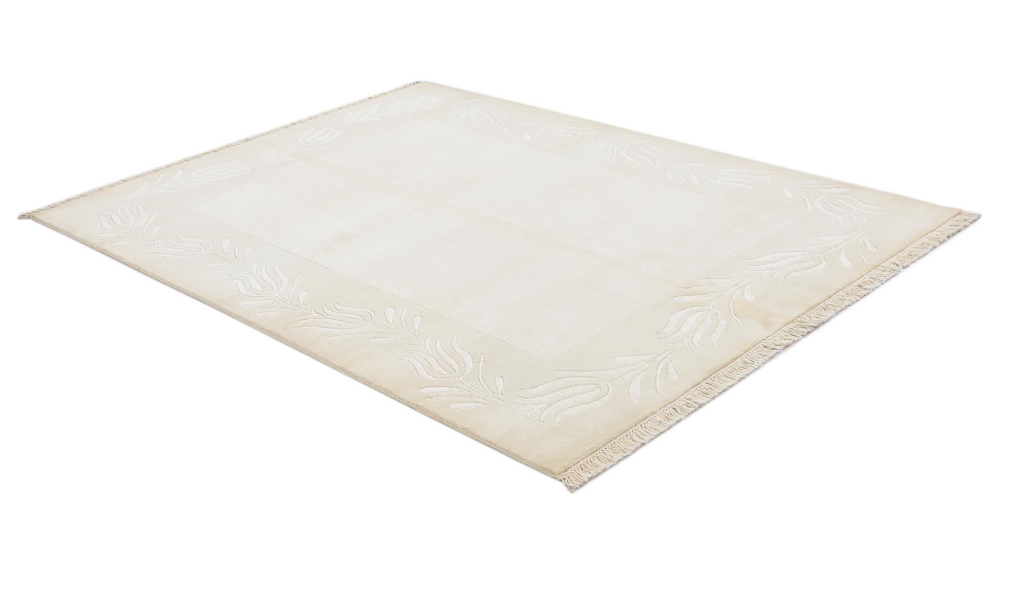 4' 11 x 6' 8 Hand Knotted Darya Wool Rug