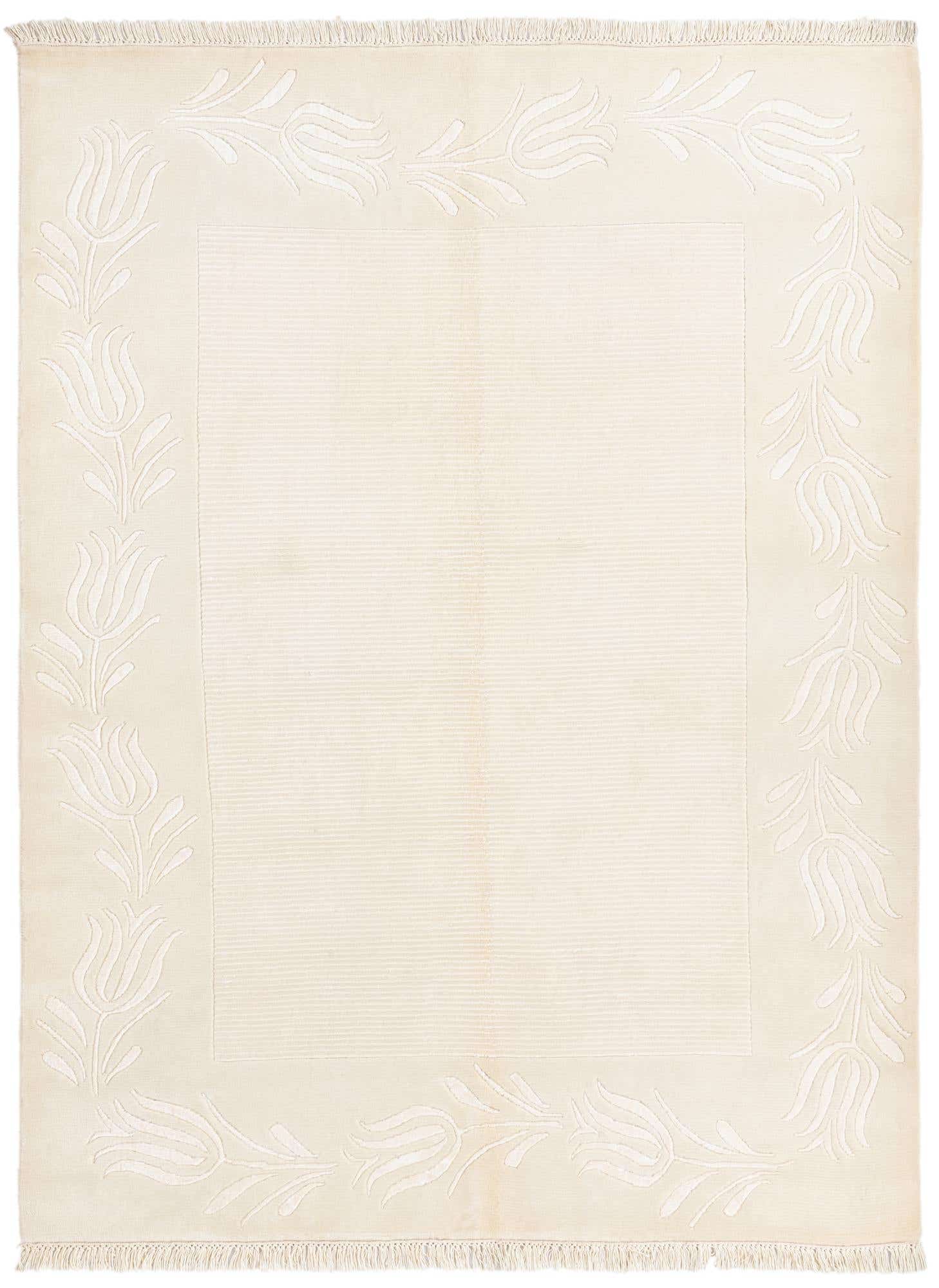 4' 11 x 6' 8 Hand Knotted Darya Wool Rug