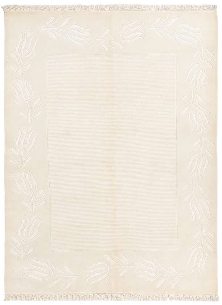 4' 11 x 6' 8 Hand Knotted Darya Wool Rug