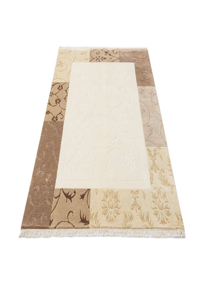 4' 7 x 6' 8 Hand Knotted Darya Wool Rug