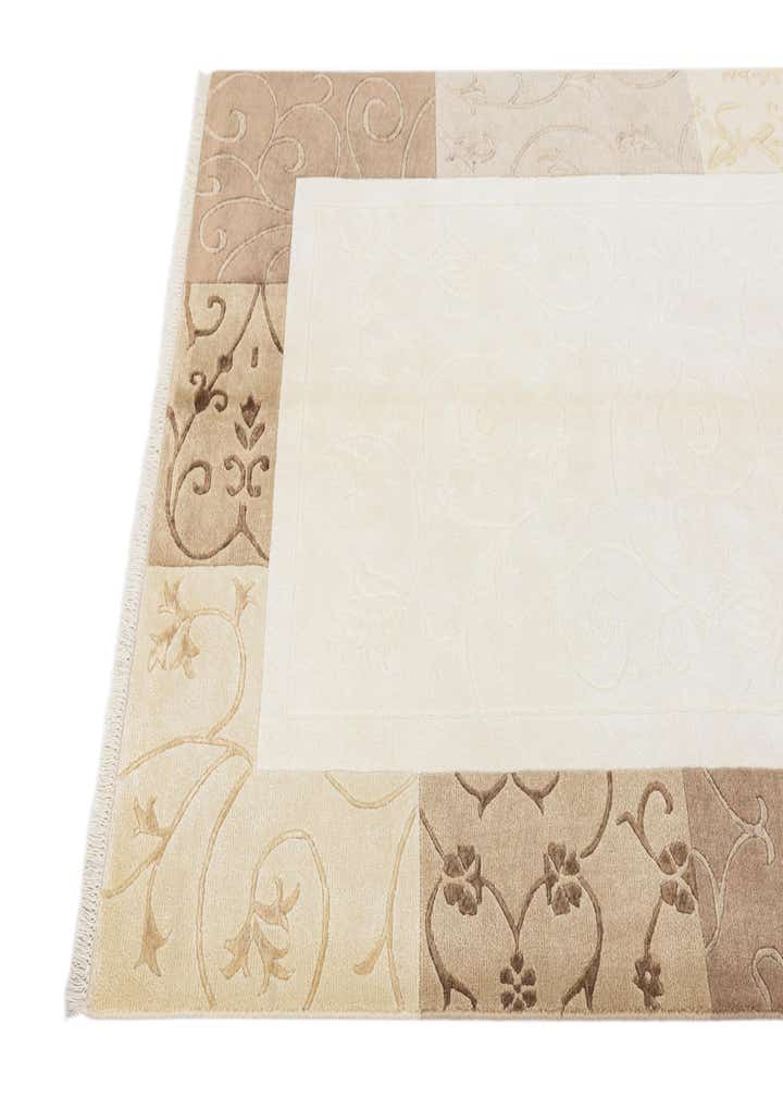 4' 7 x 6' 8 Hand Knotted Darya Wool Rug