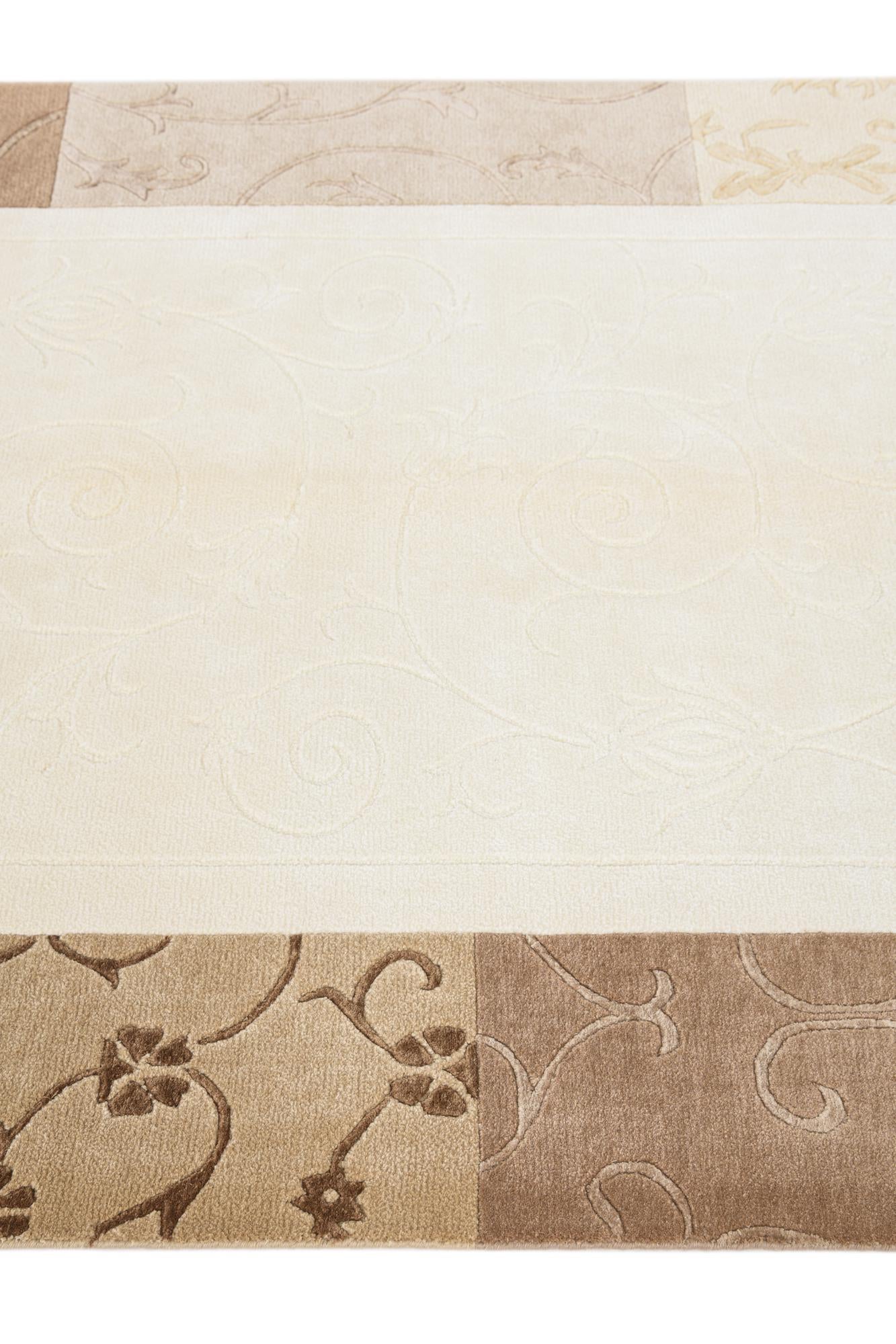 4' 7 x 6' 8 Hand Knotted Darya Wool Rug