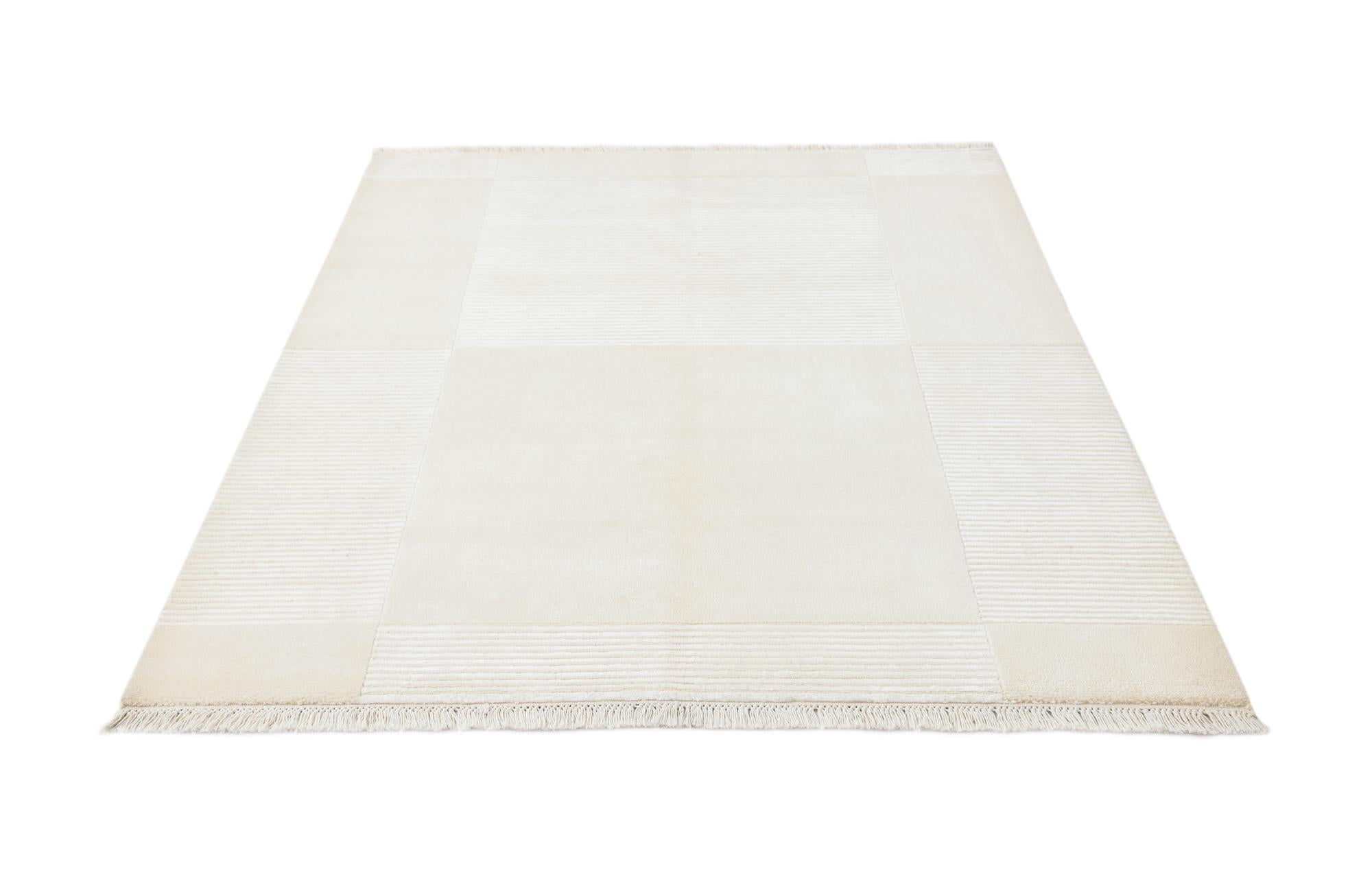 4' 11 x 6' 7 Hand Knotted Darya Wool Rug