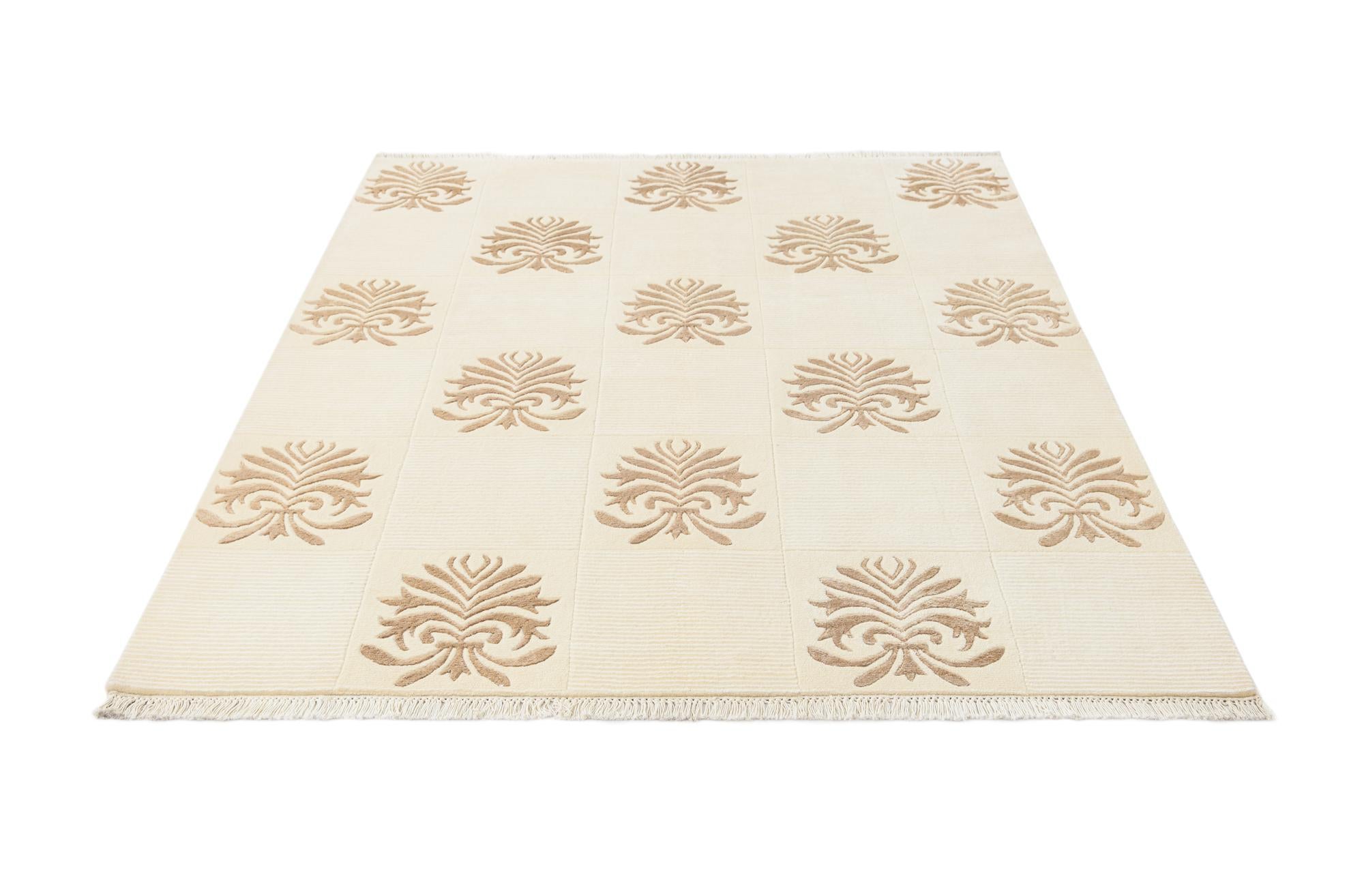 4' 11 x 6' 8 Hand Knotted Darya Wool Rug