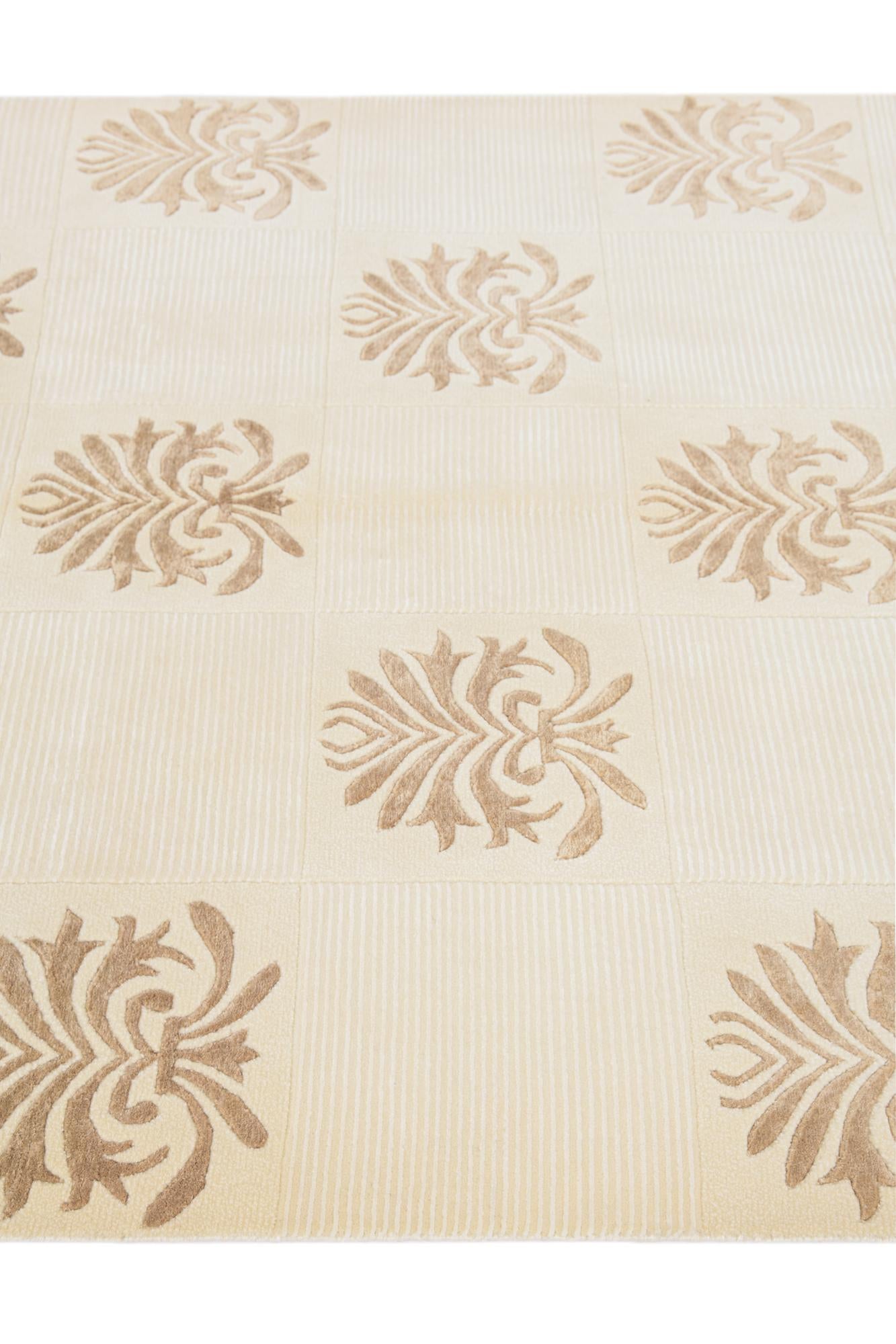 4' 11 x 6' 8 Hand Knotted Darya Wool Rug
