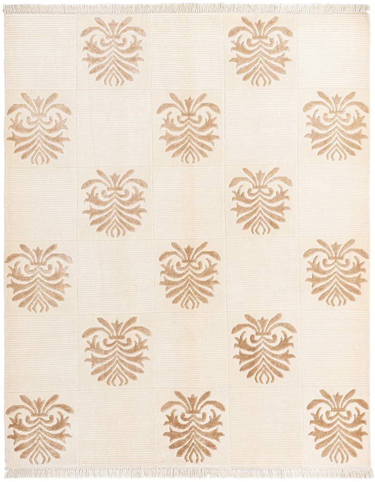 Detail image of 4' 11 x 6' 8 Hand Knotted Darya Wool Rug