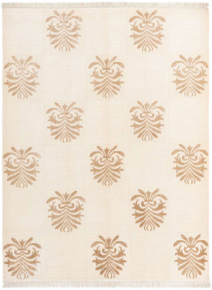 4' 11 x 6' 8 Hand Knotted Darya Wool Rug