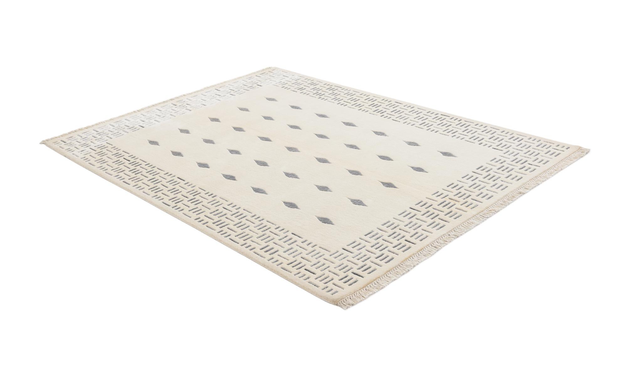 4' 11 x 6' 8 Hand Knotted Darya Wool Rug