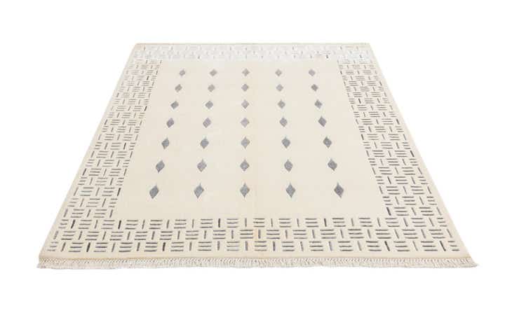 4' 11 x 6' 8 Hand Knotted Darya Wool Rug