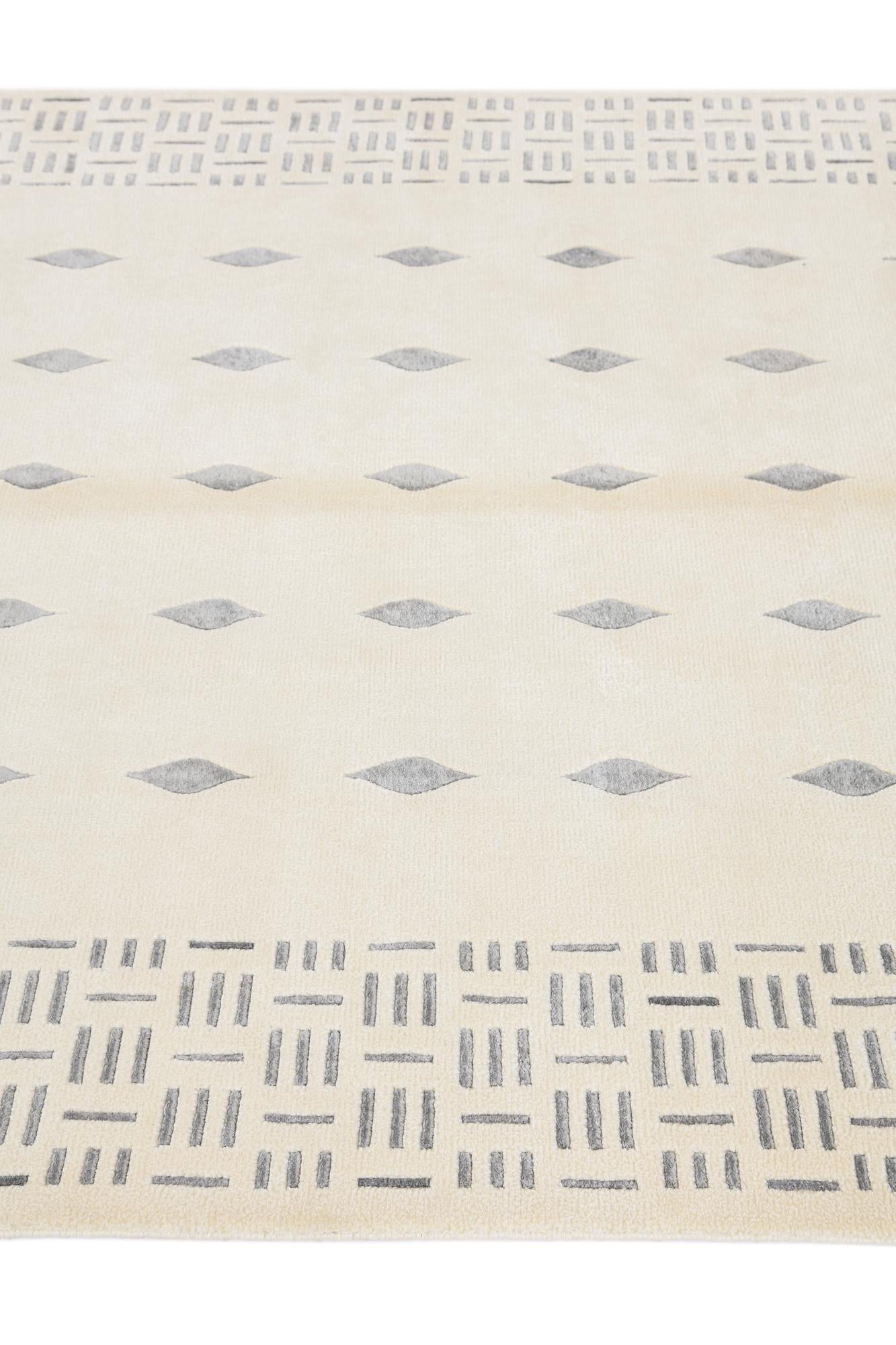 4' 11 x 6' 8 Hand Knotted Darya Wool Rug