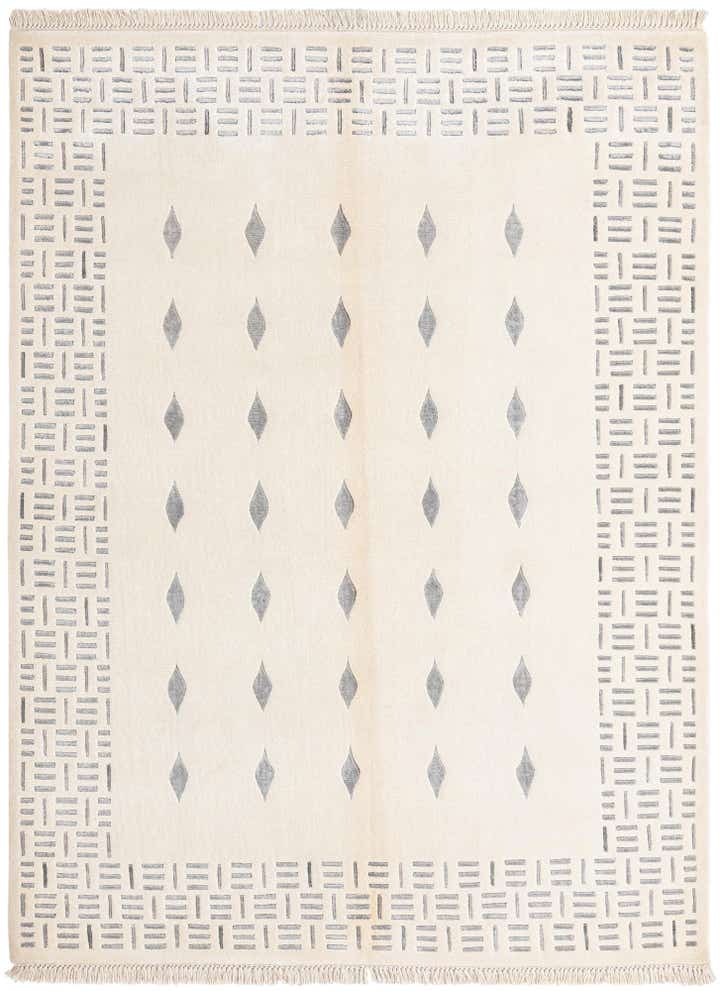 4' 11 x 6' 8 Hand Knotted Darya Wool Rug