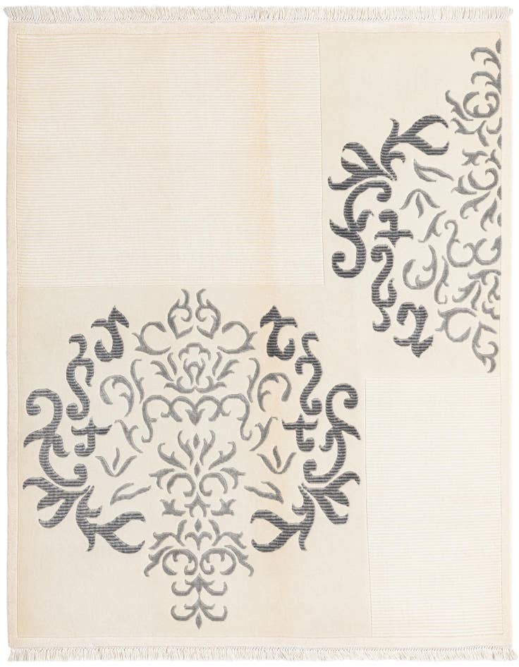 Detail image of 4' 10 x 6' 7 Hand Knotted Darya Wool Rug