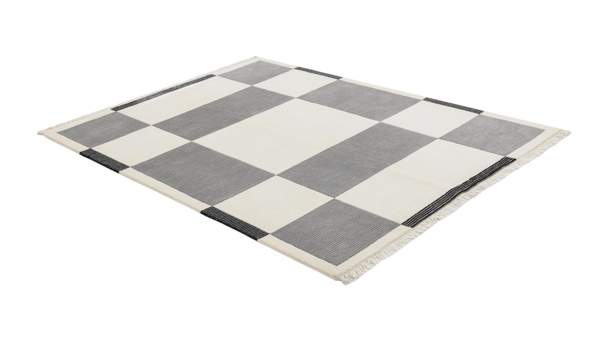4' 11 x 6' 8 Hand Knotted Darya Wool Rug