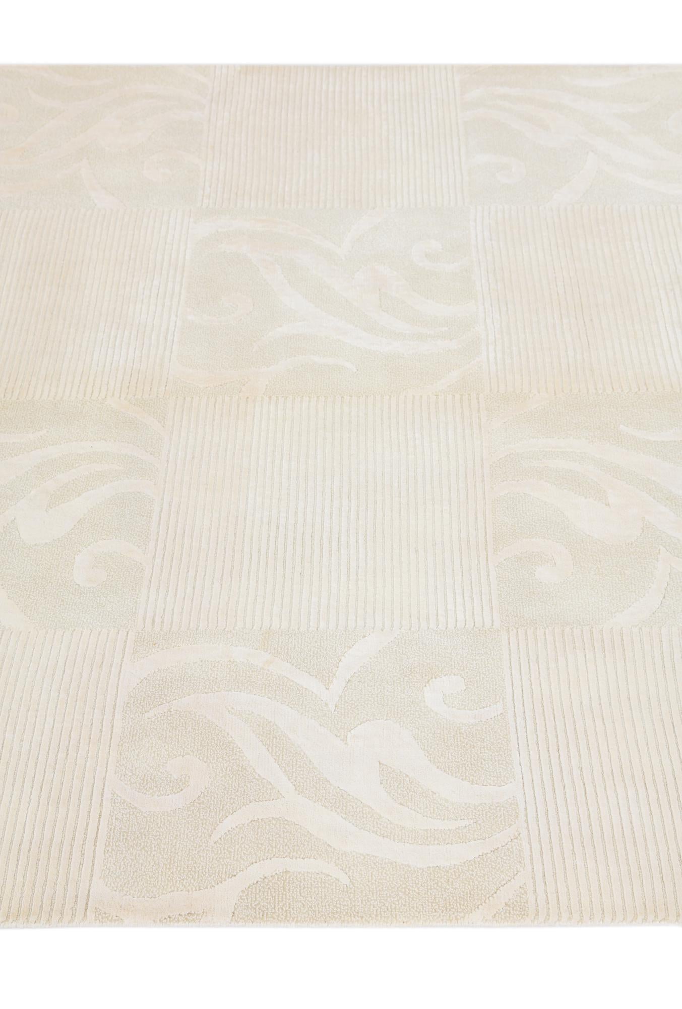 4' 9 x 6' 9 Hand Knotted Darya Wool Rug