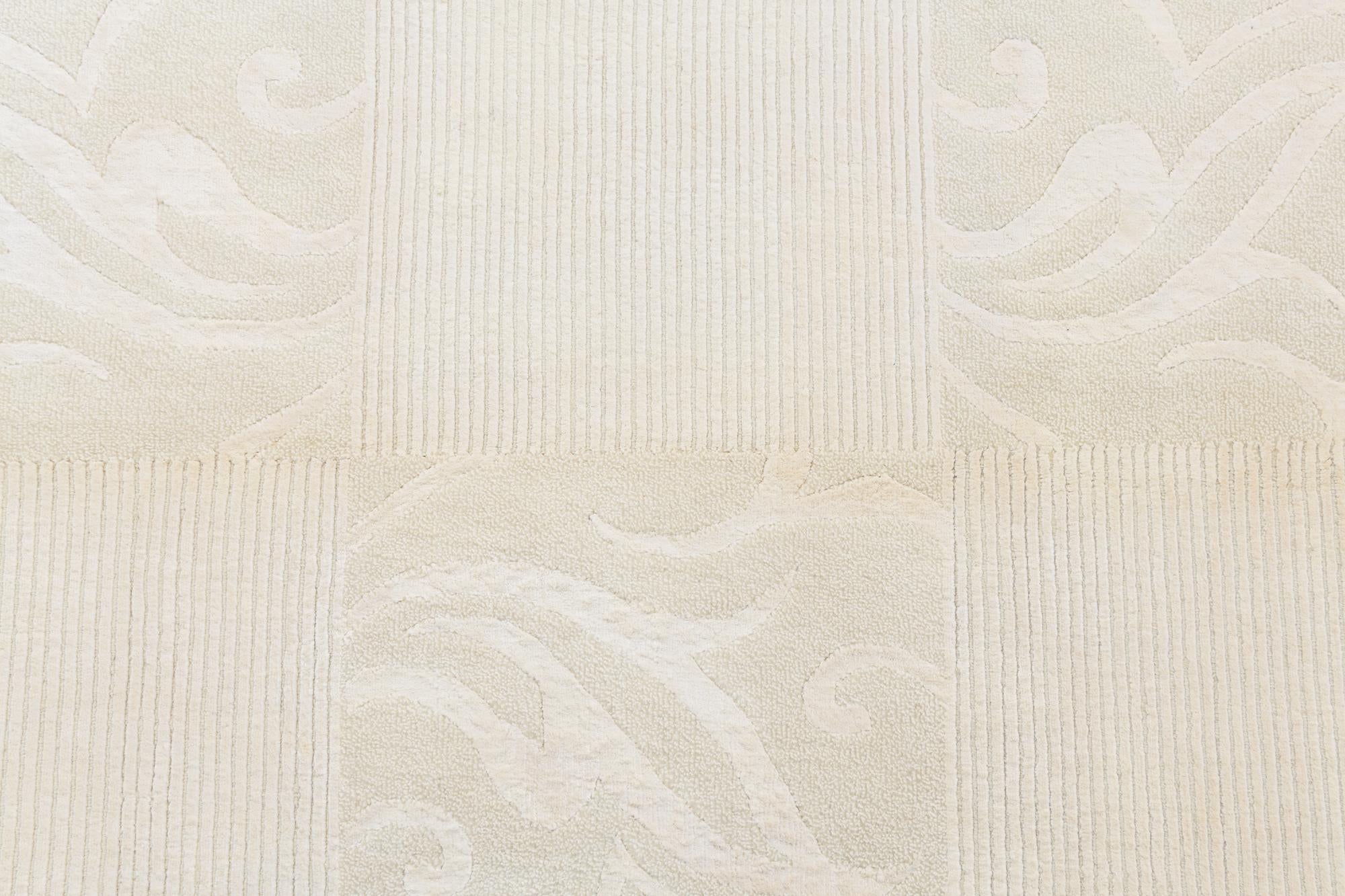 4' 9 x 6' 9 Hand Knotted Darya Wool Rug
