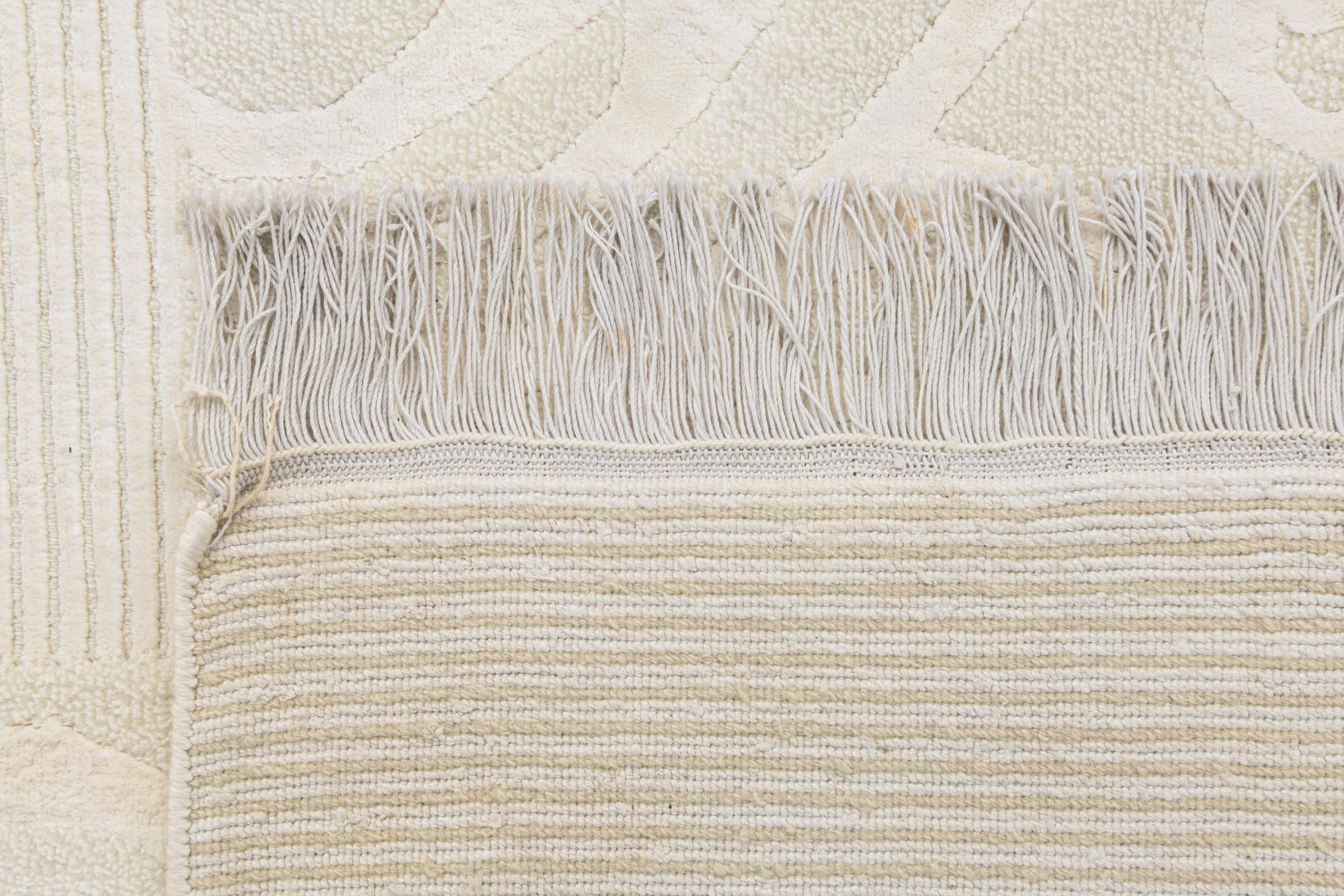 4' 9 x 6' 9 Hand Knotted Darya Wool Rug