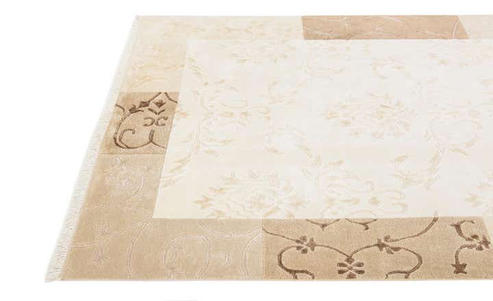 4' 7 x 6' 9 Hand Knotted Darya Wool Rug