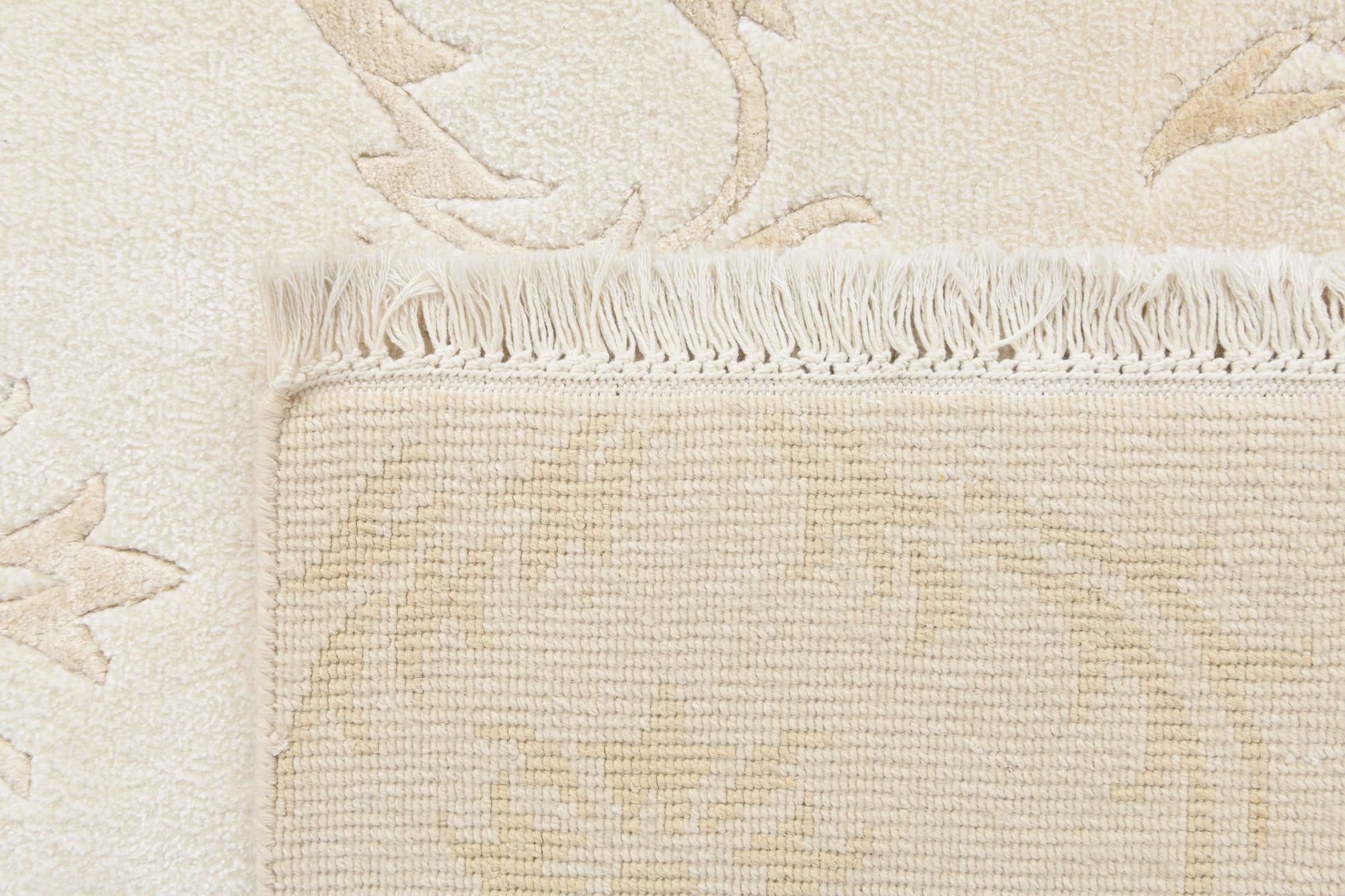 4' 7 x 6' 9 Hand Knotted Darya Wool Rug