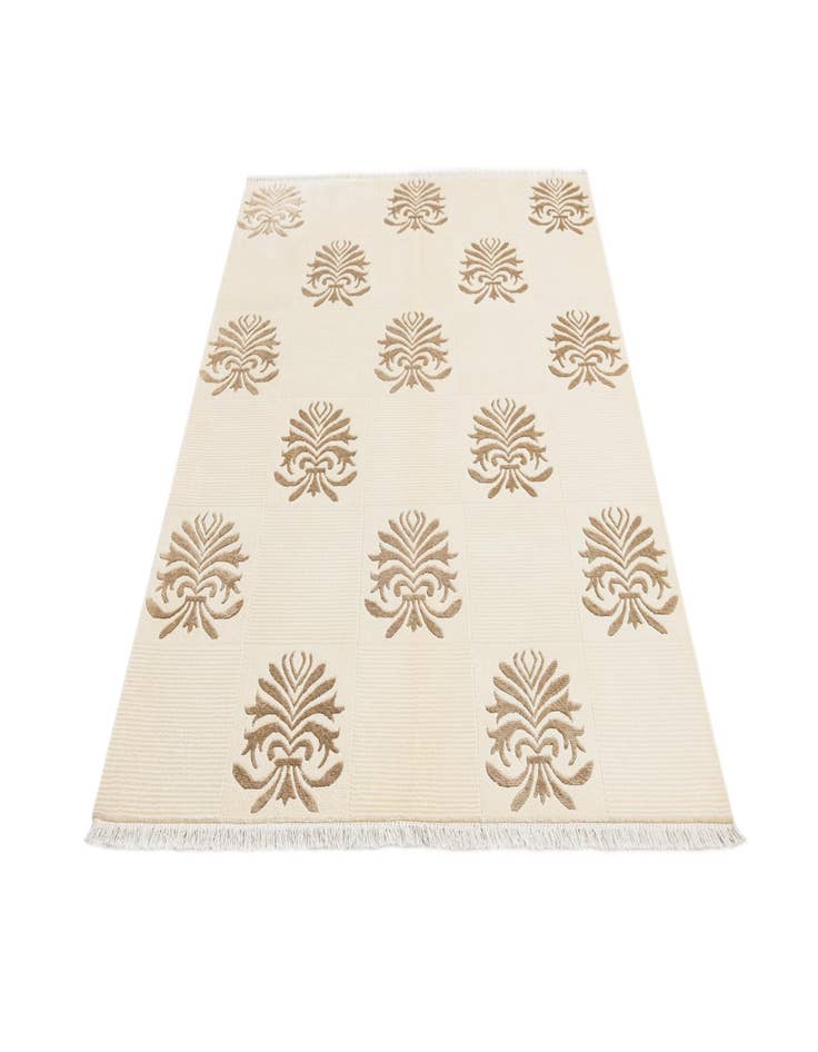 Detail image of 4' 11 x 6' 9  Hand Knotted Darya Wool Rug