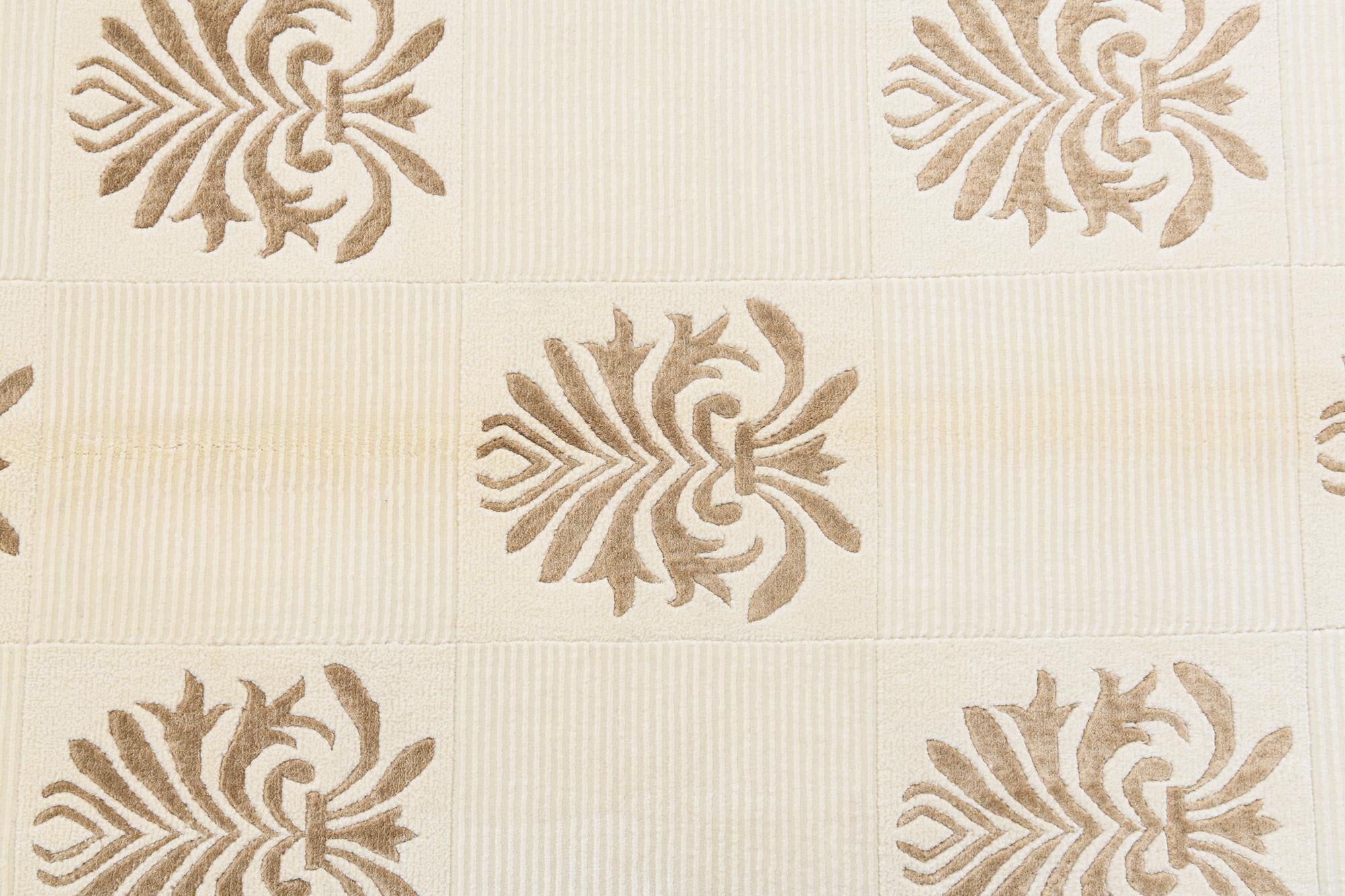 4' 11 x 6' 9 Hand Knotted Darya Wool Rug
