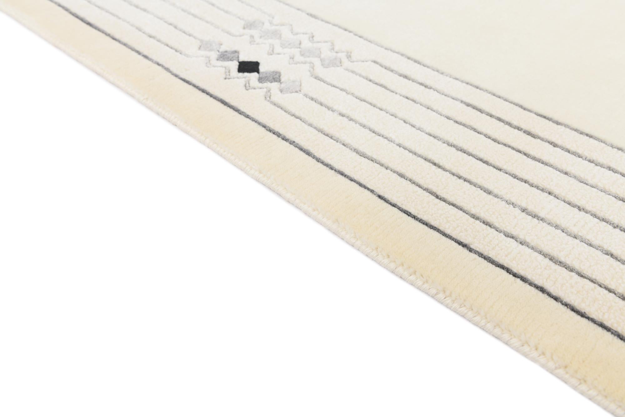 4' 8 x 6' 9 Hand Knotted Darya Wool Rug