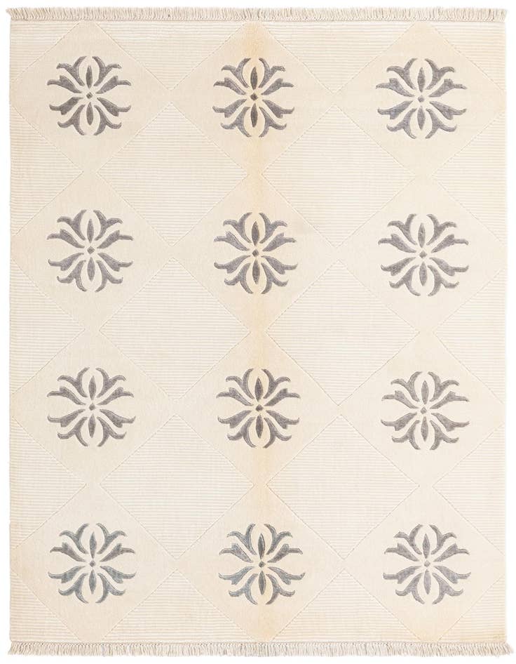 Detail image of 4' 7 x 6' 9 Hand Knotted Darya Wool Rug