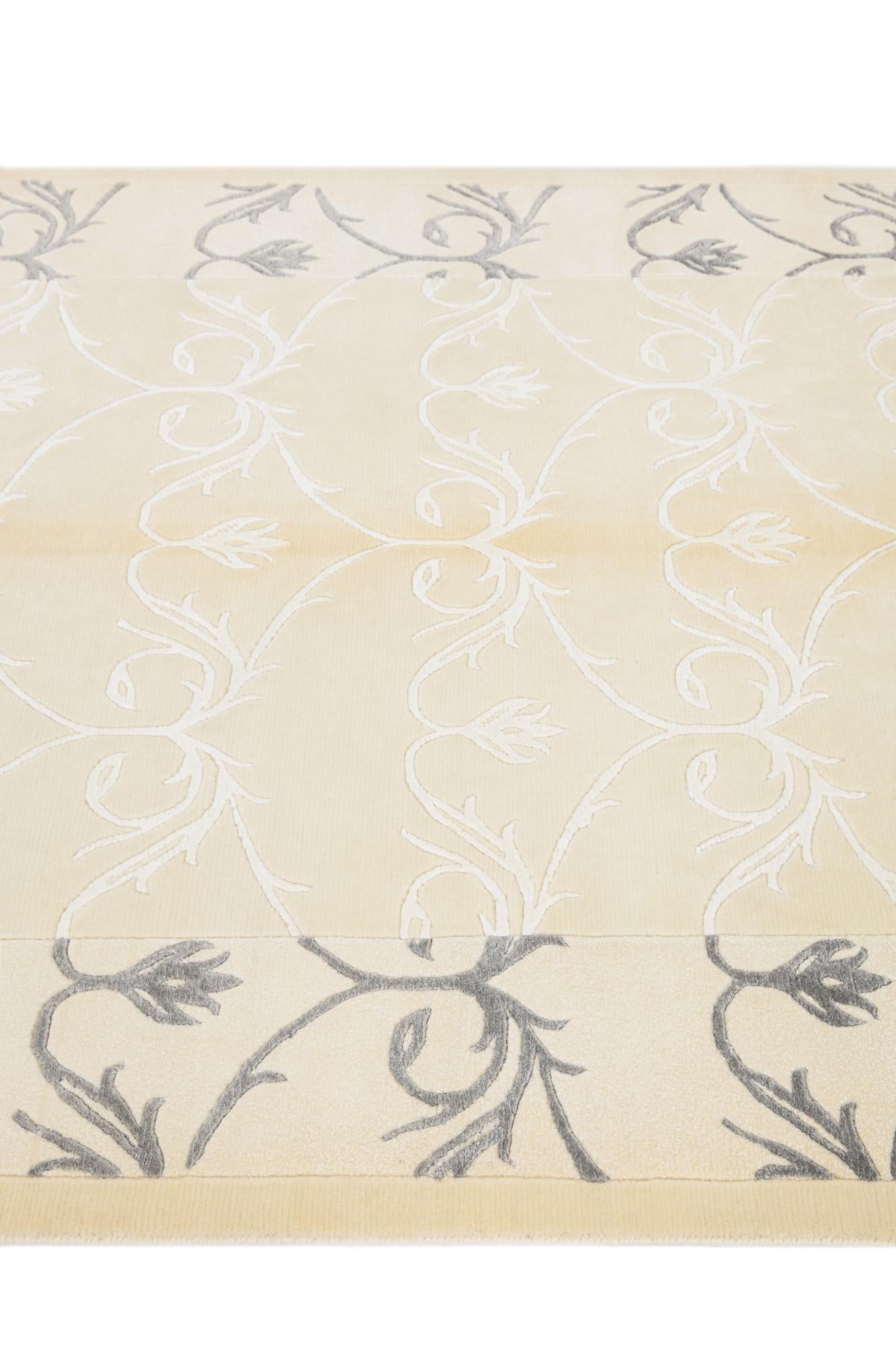4' 11 x 6' 8 Hand Knotted Darya Wool Rug